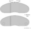 ABEX G6251 Brake Pad Set, disc brake